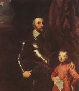 Anthony Van Dyck The Count of Arundel and his son Thonmas (mk08) oil painting